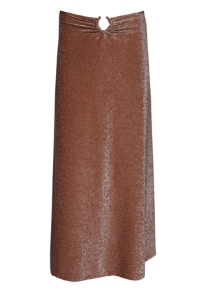 Johanna Ortiz Rainstorm midi skirt - Brown