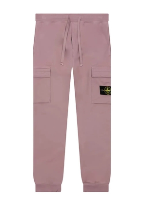 Stone Island cargo-pocket fleece trousers - Pink