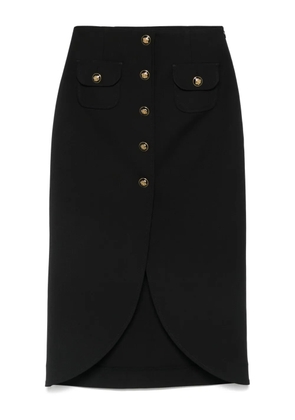 SANDRO buttoned midi skirt - Black