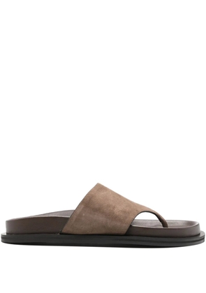 A.EMERY Imara suede flat sandals - Brown