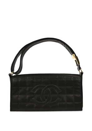 CHANEL Pre-Owned 2000-2001 Choco bar shoulder bag - Black