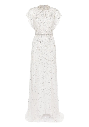 Jenny Packham Crystal Drop gown - Grey
