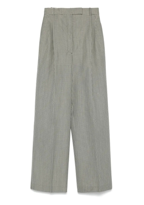 Róhe checked trousers - Black