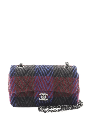 CHANEL Pre-Owned 2021-2025 Mini Classic Tweed Single Flap shoulder bag - Multicolour