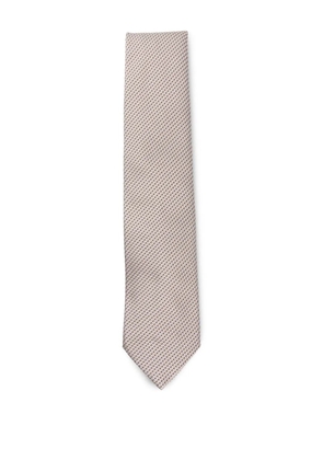 Brioni silk tie - Neutrals