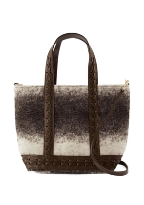 Vanessa Bruno small Cabas braided tote bag - Brown