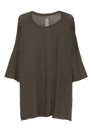 Rick Owens raw-cut organic cotton T-shirt - Green