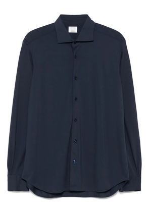 Mazzarelli spread-collar shirt - Blue