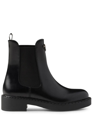 Prada 50mm Chocolate Chelsea boots - Black