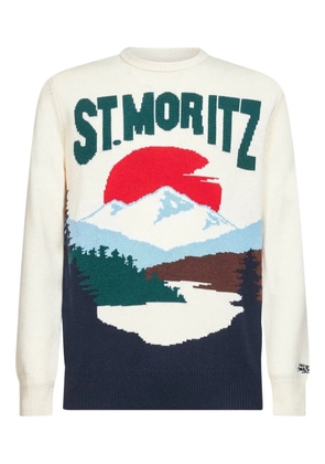 MC2 Saint Barth embroidered sweater - White