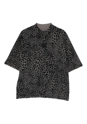 DKNY animal-print top - Grey