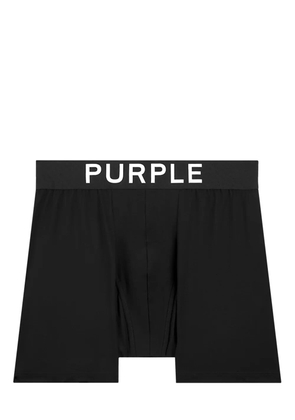 Purple Brand logo-print boxer briefs - Black
