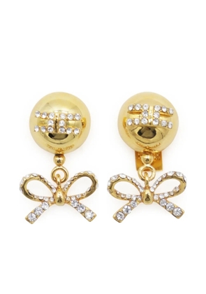 Elisabetta Franchi drop earrings - Gold