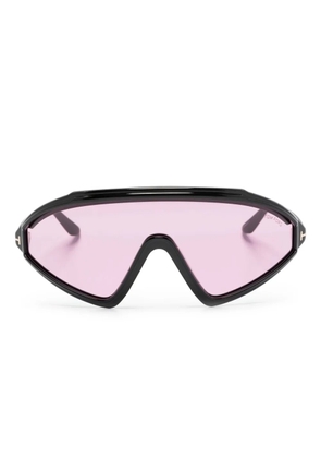TOM FORD Eyewear Lorna oversize-frame sunglasses - Black