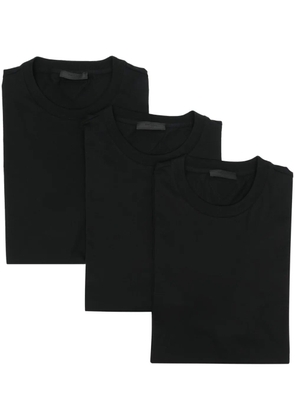 Prada short-sleeve cotton T-shirt (pack of three) - Black