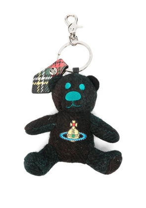Vivienne Westwood teddy-bear keyring - Green