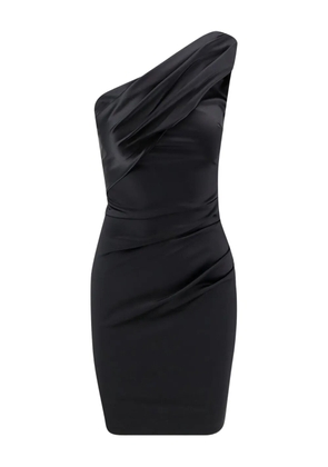 CHIARA BONI La Petite Robe one-shoulder draped mini dress - Black