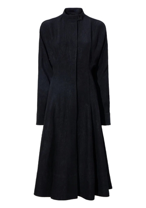 Proenza Schouler Flou crinkled shirtdress - Black