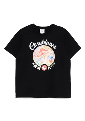 Casablanca organic-cotton t-shirt - Black