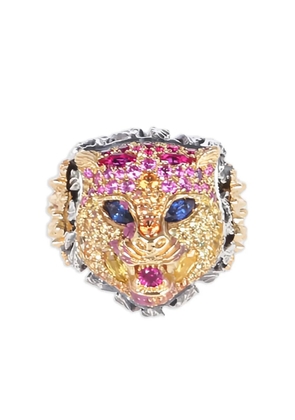 Gucci 18K yellow gold Le Marche des Merveilles multi-stone ring