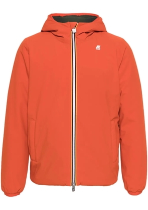 K-Way reversible zip-up hooded jacket - Orange