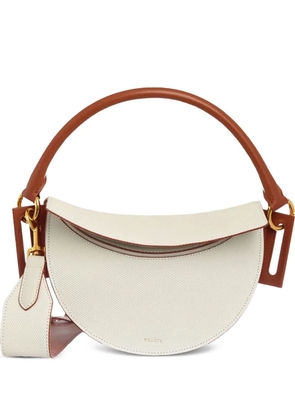 Yuzefi Dip embossed shoulder bag - Neutrals