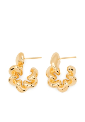 Maria Black medium Coil hoop earrings - Gold