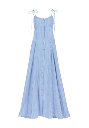 Rosie Assoulin striped midi dress - Blue