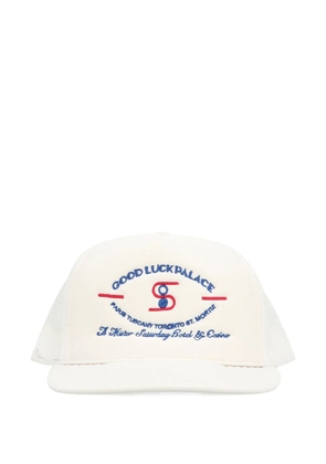 MR. SATURDAY embroidered baseball cap - White