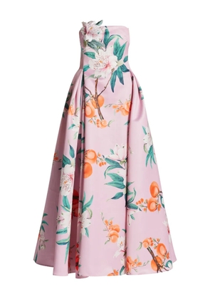 Leo Lin Nora floral-print bustier dress - Pink