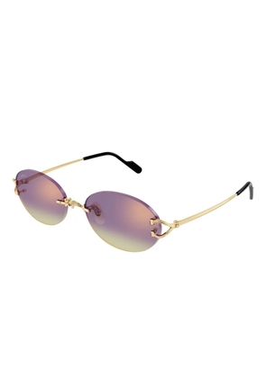 Cartier Eyewear round-frame sunglasses - Gold