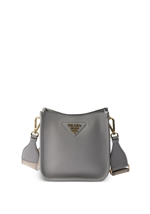 Prada mini leather shoulder bag - Grey