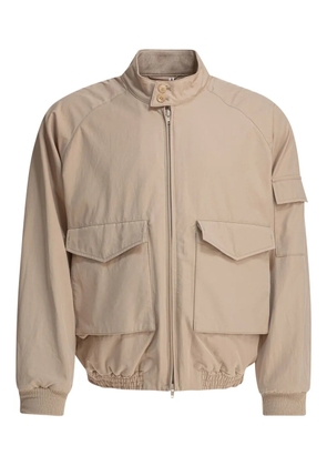 Kaptain Sunshine zip-fastening flap-pocket jacket - Neutrals