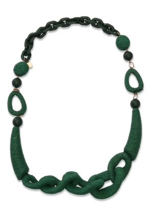 Weekend Max Mara Teismo chain necklace - Green