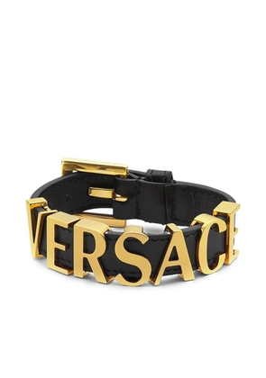 Versace logo-lettering bracelet - Gold