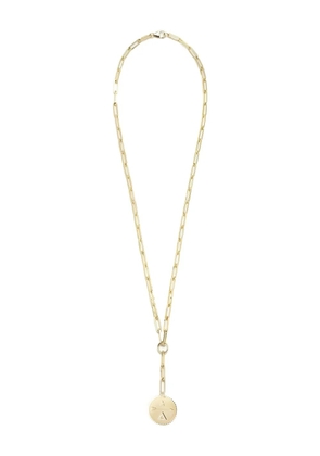Foundrae 18K yellow gold Classic Fob Dream diamond necklace