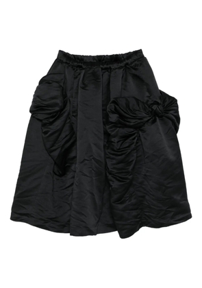 Comme Des Garçons Comme Des Garçons draped skirt - Black