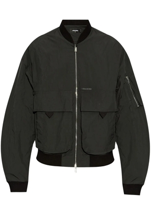 DSQUARED2 logo bomber jacket - Black