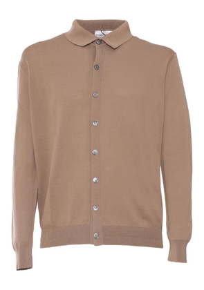 Settefili Cashmere button-fastening cardigan - Neutrals