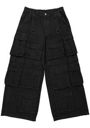 VETEMENTS Multipocket cargo jeans - Black