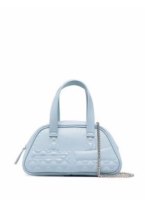 forBitches quilted faux leather tote - Blue