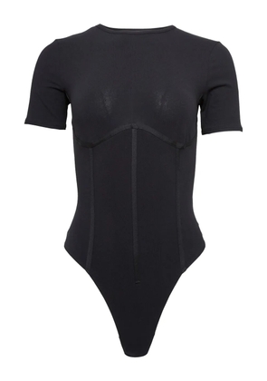 Fleur Du Mal organic-cotton T-shirt bodysuit - Black