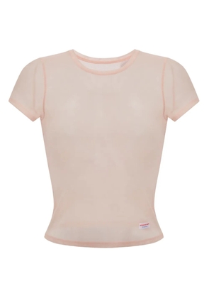 Alexander Wang transparent lingerie t-shirt - Pink