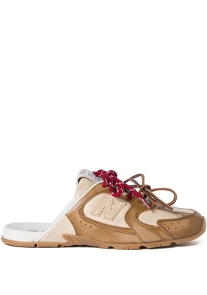 Miu Miu x New Balance mules - Brown