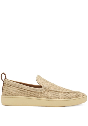 Lanvin raffia loafers - Neutrals