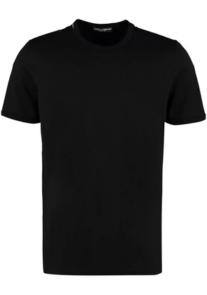 Dolce & Gabbana logo-appliqué T-shirt - Black
