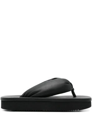 Rick Owens Hollywood flip flops - Black