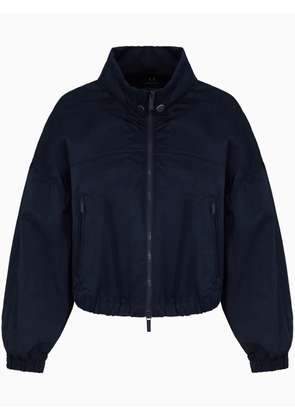 Armani Exchange zip-up bomber jacket - Blue