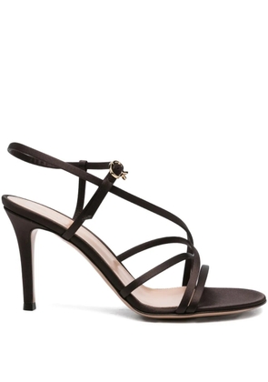Gianvito Rossi 100mm slingback stiletto sandals - Brown