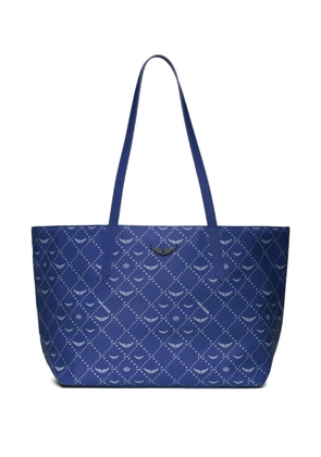 Zadig&Voltaire Z Shopper wings monogram shoulder bag - Blue